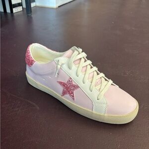 Pink Camel Thread Shoes